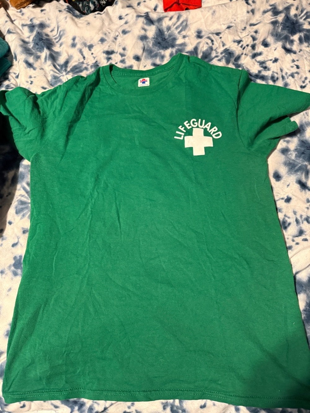Green Lifeguard Short Sleeve Tee